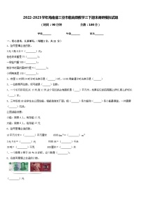 2022-2023学年海南省三亚市临高县数学三下期末调研模拟试题含答案