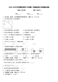 2022-2023学年濮阳市数学三年级第二学期期末复习检测模拟试题含答案