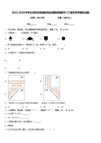 2022-2023学年红河哈尼族彝族自治州蒙自县数学三下期末统考模拟试题含答案