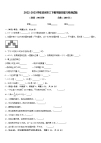 2022-2023学年蛟河市三下数学期末复习检测试题含答案