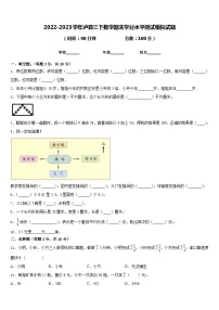 2022-2023学年泸县三下数学期末学业水平测试模拟试题含答案