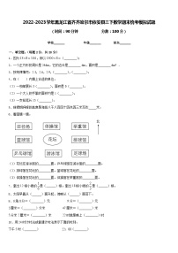 2022-2023学年黑龙江省齐齐哈尔市依安县三下数学期末统考模拟试题含答案