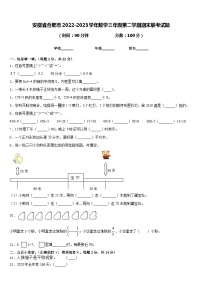 安徽省合肥市2022-2023学年数学三年级第二学期期末联考试题含答案