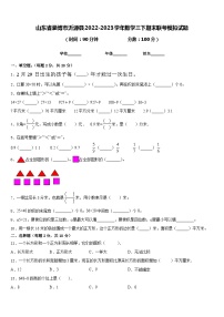 山东省淄博市沂源县2022-2023学年数学三下期末联考模拟试题含答案