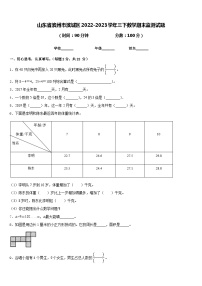 山东省滨州市滨城区2022-2023学年三下数学期末监测试题含答案