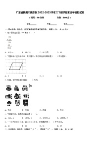 广东省揭阳市揭东区2022-2023学年三下数学期末统考模拟试题含答案