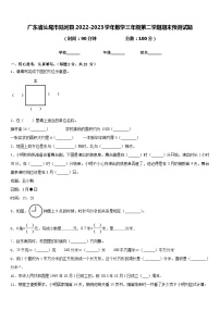 广东省汕尾市陆河县2022-2023学年数学三年级第二学期期末预测试题含答案