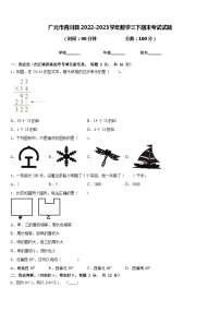 广元市青川县2022-2023学年数学三下期末考试试题含答案