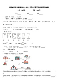 湖南省邵阳市隆回县2022-2023学年三下数学期末联考模拟试题含答案