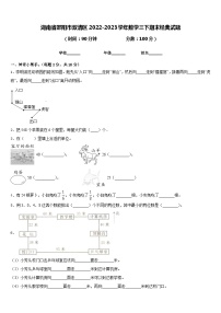 湖南省邵阳市双清区2022-2023学年数学三下期末经典试题含答案