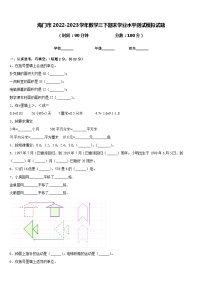 海门市2022-2023学年数学三下期末学业水平测试模拟试题含答案