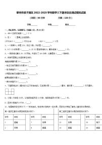 鄂州市梁子湖区2022-2023学年数学三下期末综合测试模拟试题含答案