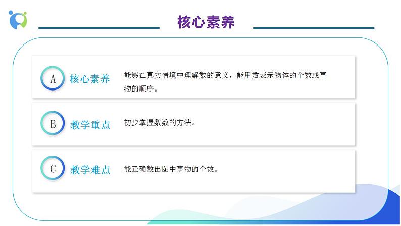 【核心素养】人教版数学一年级上册-1.1 数一数 课件+教案+学案+分层作业（含教学反思和答案）05