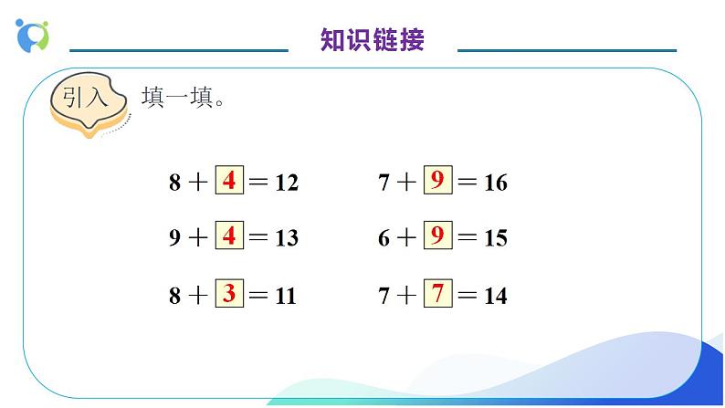 【核心素养】人教版数学一年级上册-8.3 5、4、3、2 加几 课件+教案+学案+分层作业（含教学反思和答案）08