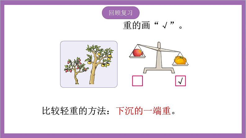 苏教版数学一年级上册 第二单元比一比课件07