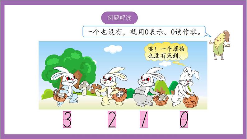 苏教版数学一年级上册 5.3  认识0课件第6页