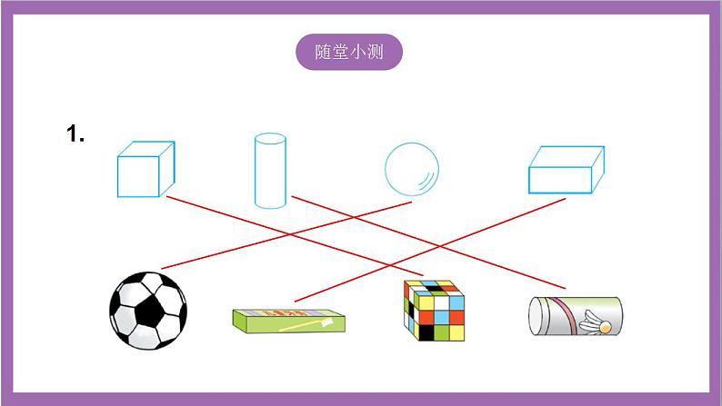 苏教版数学一年级上册 6 认识立体图形  课件第7页