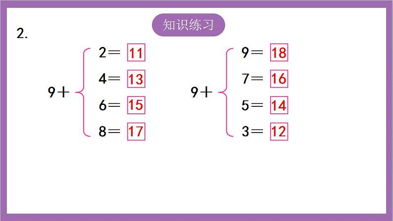 苏教版数学一年级上册 练习十一课件（03