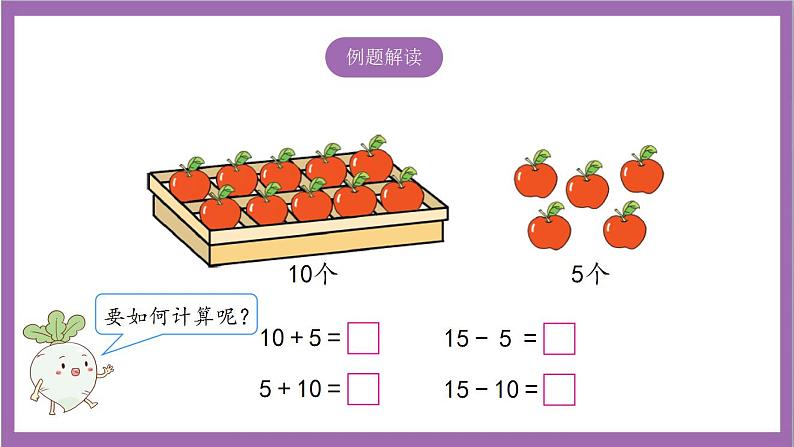 苏教版数学一年级上册 9.3  10加几和相应的减法课件06