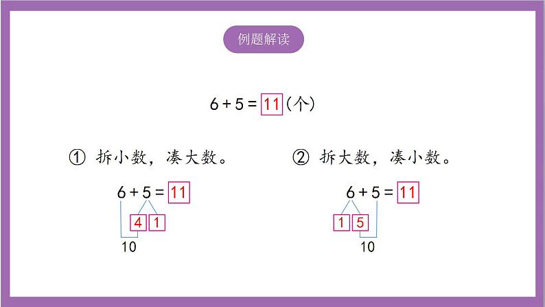 苏教版数学一年级上册  10.3  6、5、4、3、2加几  课件05