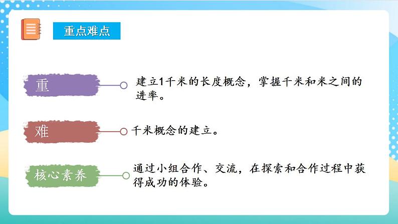 人教版数学三上 第三单元 第03课时《千米的认识》（一） 课件+教案+练习+学案03