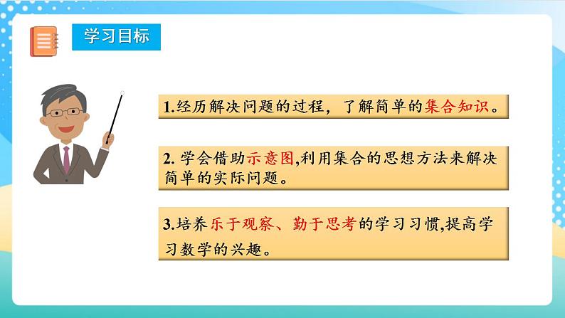 人教版数学三年级上册第九单元第1课时《数学广角——集合》  课件第2页