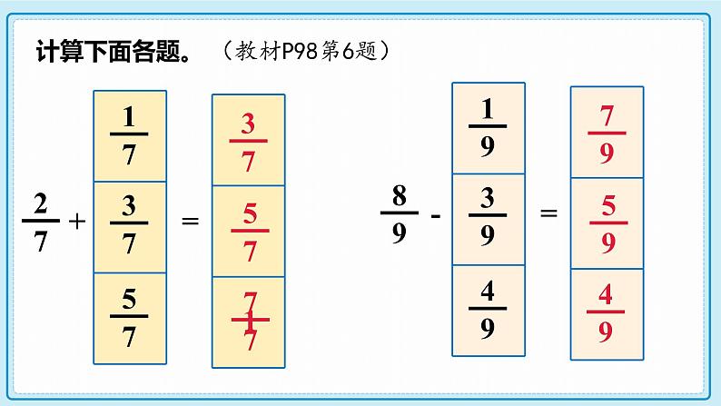 人教版小学数学三年级上册8.6《认识整体的几分之几》课件05