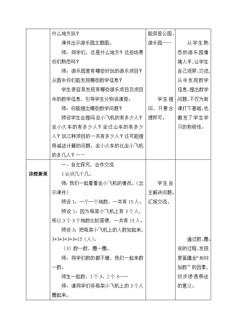 【核心素养】人教版小学数学二年级上册 4.1《乘法的初步认识》   课件+教案+同步分层作业（含教学反思和答案）02