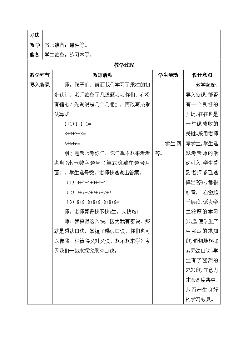 【核心素养】人教版小学数学二年级上册 4.3《5的乘法口诀》   课件+教案+同步分层作业（含教学反思和答案）02