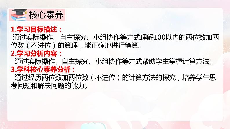 【核心素养】人教版小学数学二年级上册 2.2《两位数加两位数不进位笔算》   课件+教案+同步分层作业（含教学反思和答案）02