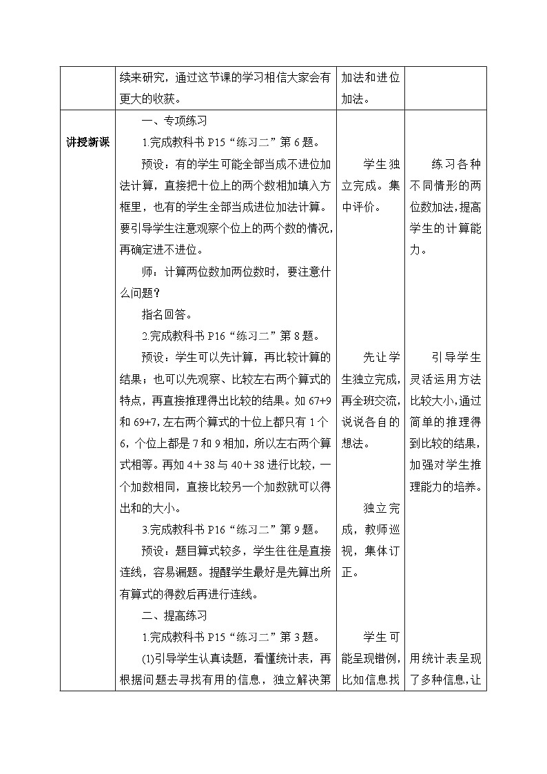【核心素养】人教版小学数学二年级上册 2.4《练习二》   课件+教案+同步分层作业（含教学反思和答案）02