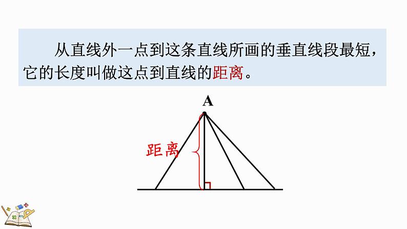 人教版数学四年级上册5.3 点到直线的距离课件第5页