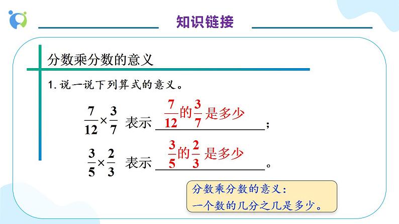 【核心素养】人教版六年级上册-1.4 分数乘分数（二） 课件+教案+学案+分层作业（含教学反思和答案）07