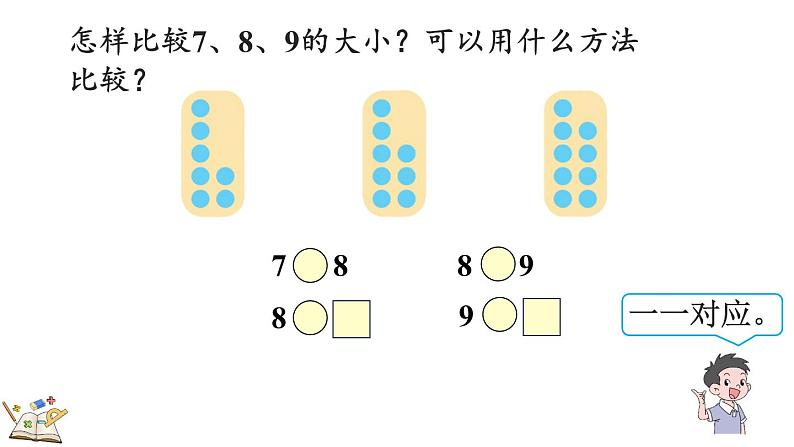 人教版数学一年级上册 5.10 8、9的数量和顺序的意义 课件第7页