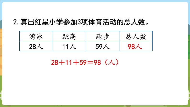 第1课时  100以内的加法和减法第7页