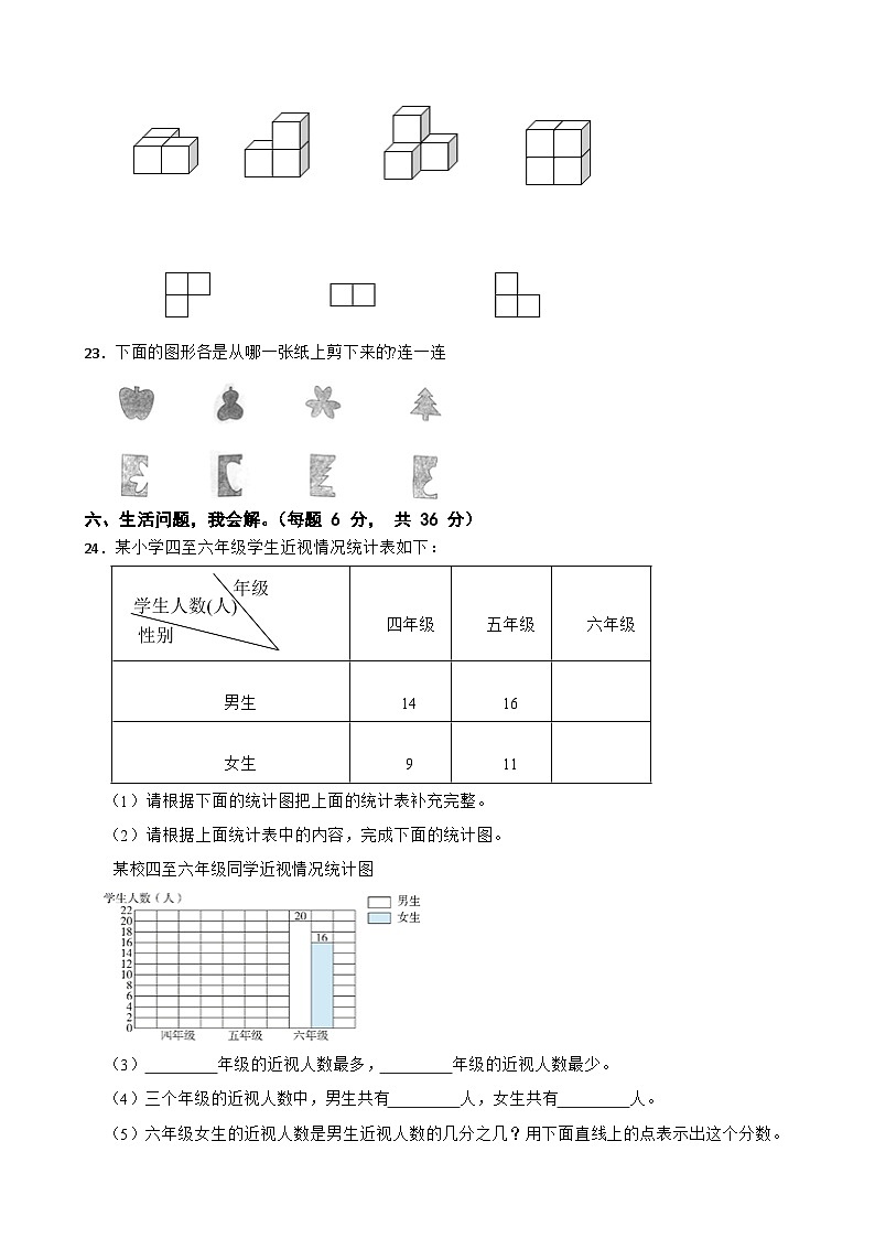 广东省揭阳市揭东区白塔镇2022-2023学年四年级下学期数学期末质量检测试卷03