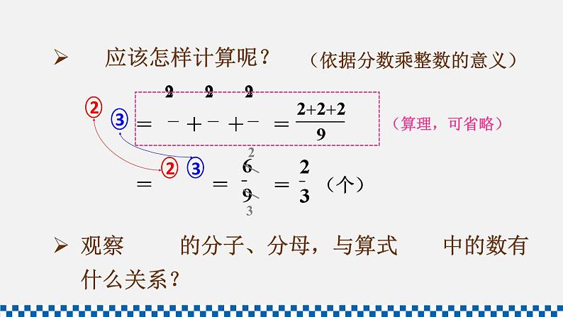 人教版六年级数学上册课件 1分数乘法 第1课时 分数乘整数（1）第7页