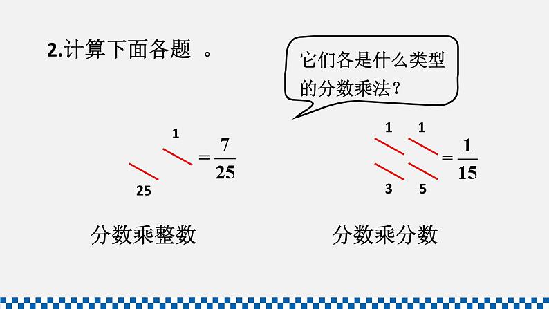 人教版六年级数学上册课件 1分数乘法 第5课时 分数乘小数第3页