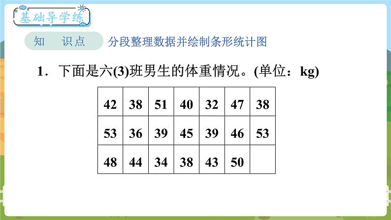 第3课时  身高的情况  六数上北师大 第五单元 数据处理【课件+教案】01