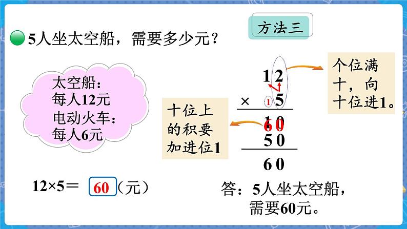 第2课时 去游乐园 三数上北师大 第六单元  乘法【课件+教案】07