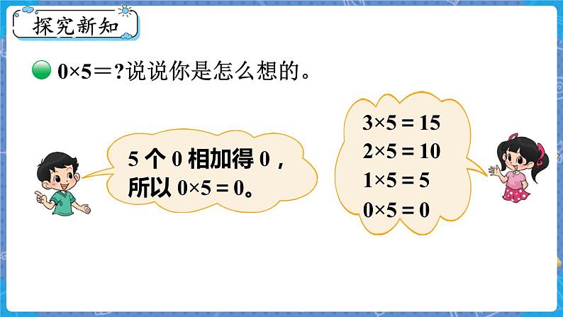 第5课时 0×5=？ 三数上北师大 第六单元  乘法【课件+教案】03