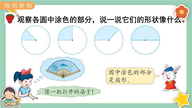 冀教版数学六上1.4《扇形》课件+教案含反思03