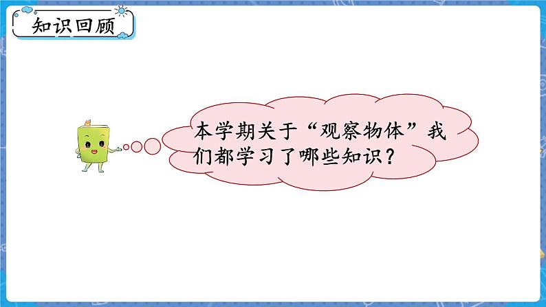 总复习4 观察物体、周长 三数上北师大 总复习【课件】第2页