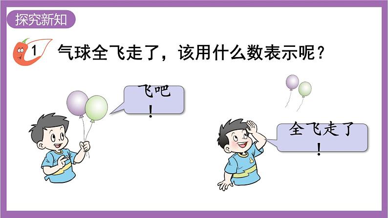 西师大版数学一年级上册  1.2  0的认识   课件03