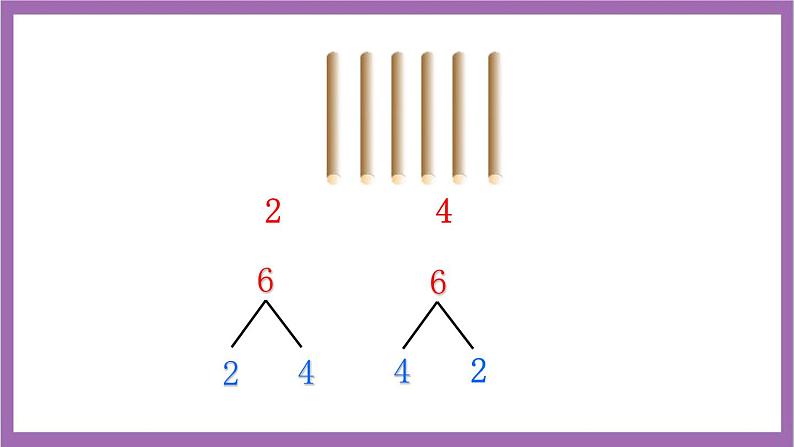 西师大版 数学一年级上册 2.1.2 6～10的分解与组成课件PPT05