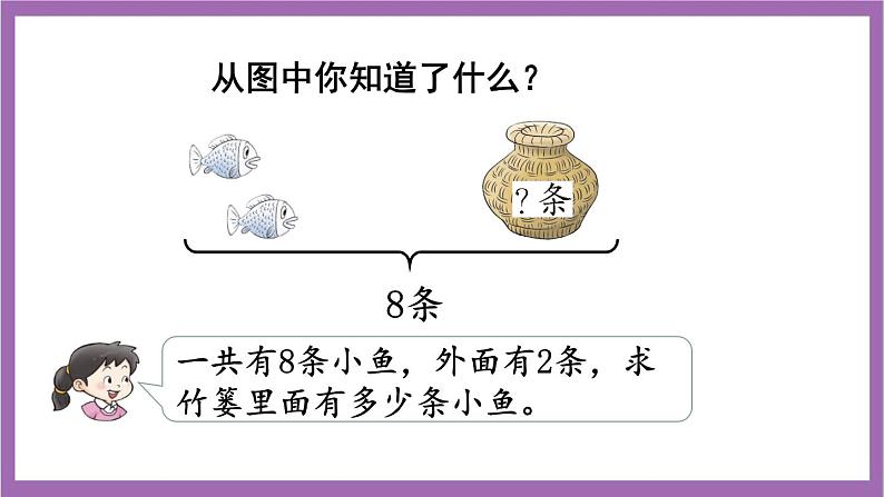 西师大版 数学一年级上册 2.3.2 解决问题课件05