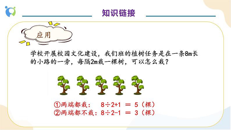 【核心素养】人教版数学五年级上册-7.3 植树问题（三） 课件+教案+学案+分层作业（含教学反思和答案）07