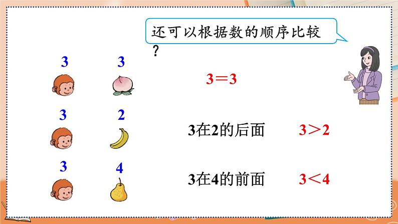 第三单元 5以内数的认识和加减法 3.2 比大小 人教数1上【课件+教案+习题】08