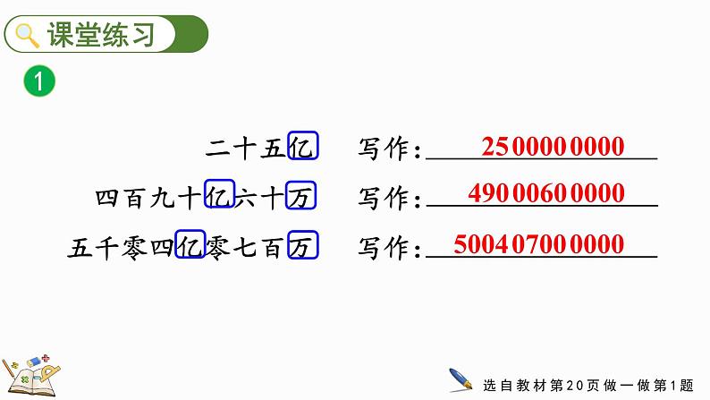 人教版四年级数学上册课件 1.12 亿以上数的写法及改写07