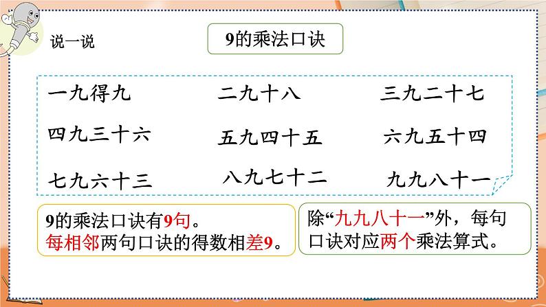 第六单元  表内乘法（二）   6.7 9的乘法口诀 人教数2上【课件+教案+习题】07